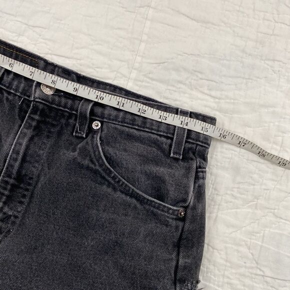 Vintage 505 Black Distressed Orange Tab Levi’s - Picture 8 of 9